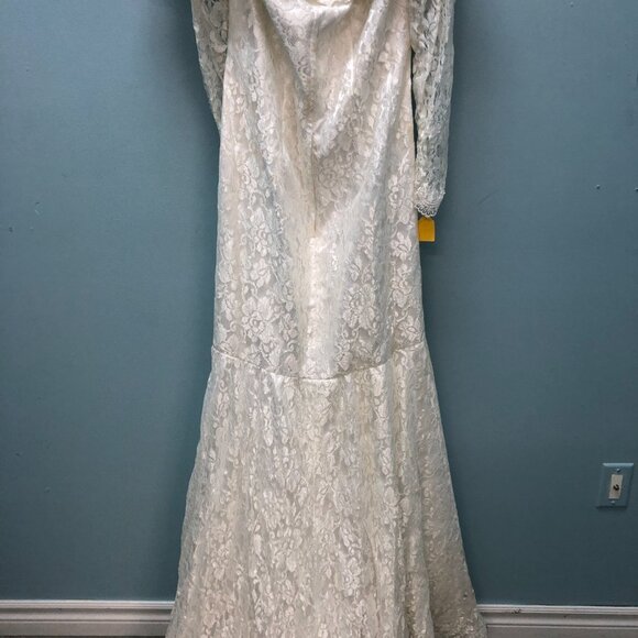 ZOMBIE Dead Corpse Bride, Halloween Wedding Dress, DAMAGED, Vintage Haunting - Picture 9 of 16